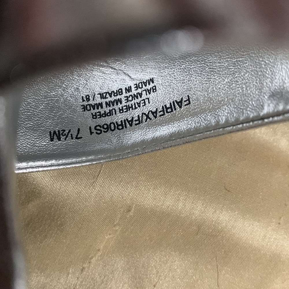 Steve Madden Metallic Silver Slide Wedge Sandals - Picture 7 of 7